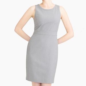 J Crew Factory Light Grey Suiting Dress